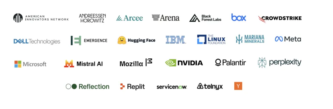 Organizations that signed the open letter Open Weights and American AI Leadership