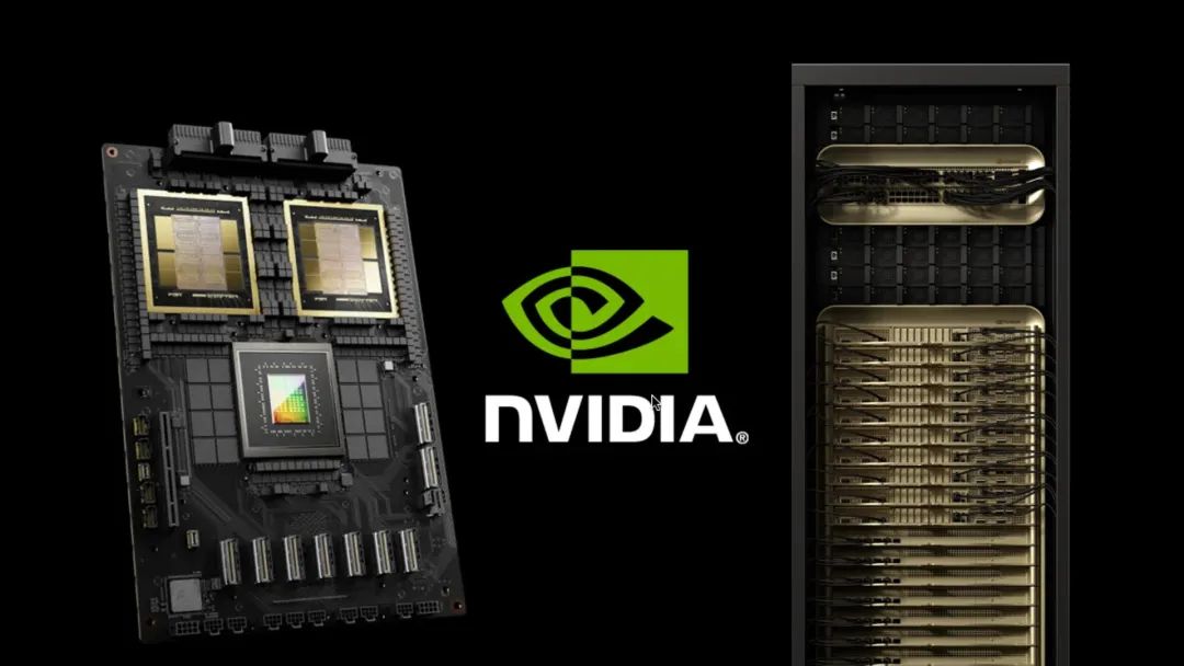 An NVIDIA GB300 NVL72 supernode and its accelerator cards