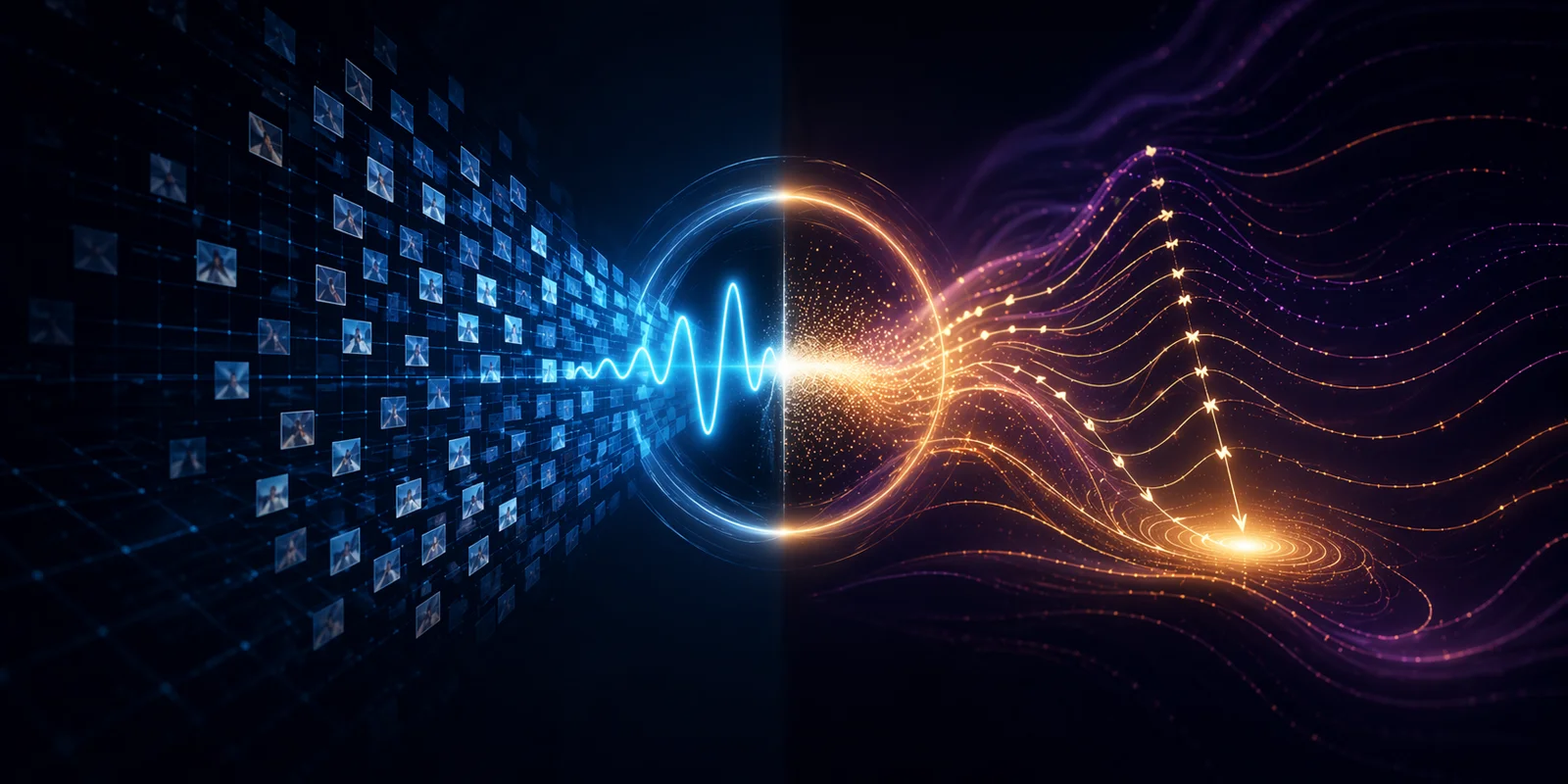 Two Hemispheres: Transformer, Diffusion, and the Boundary of Intelligence