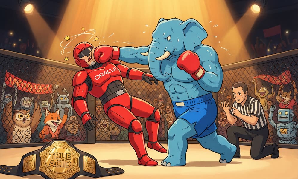 Comparing Oracle and PostgreSQL Transaction Systems