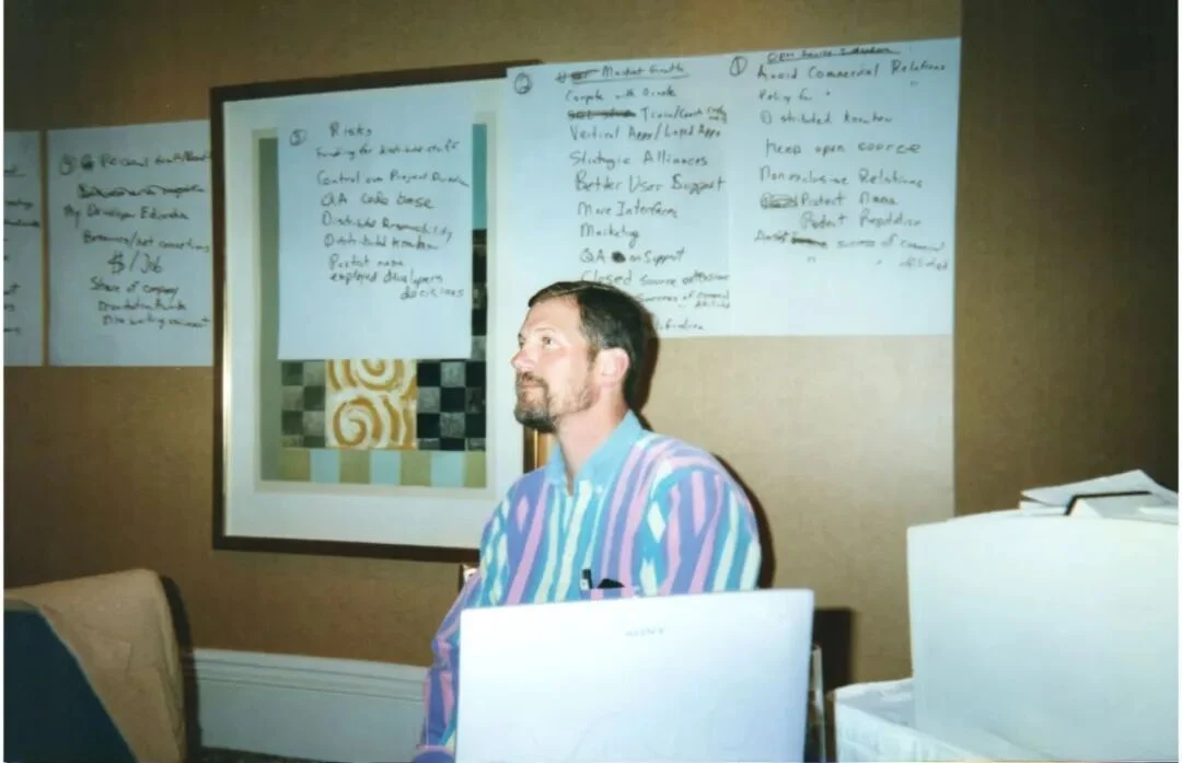 The PostgreSQL Core Team’s first in-person meeting in 2000
